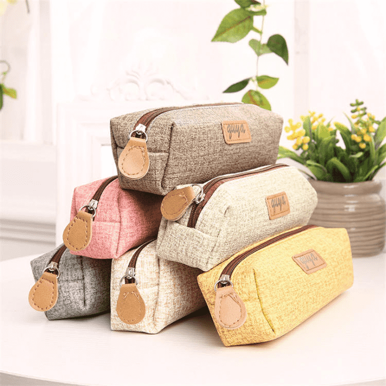 Τσάντα μολύβι από συνθετικό δέρμα